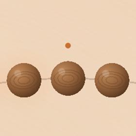 Wood mala beads